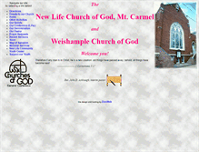 Tablet Screenshot of churchofgod.zionweb.org
